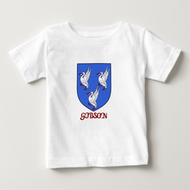 Gibson Family Shield Baby T-shirt (Vorderseite)