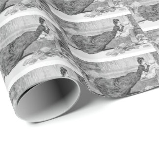 Gibson Girl Reading a Book Geschenkpapier