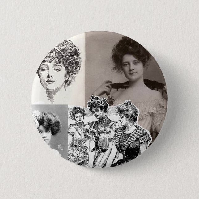Gibson Girls Button (Vorderseite)