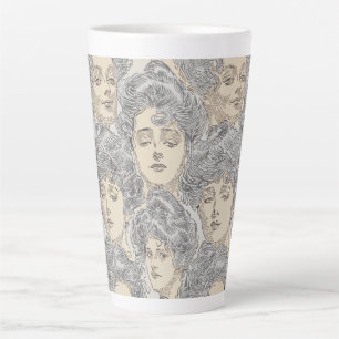 Gibson Girls viktorianisch Milchtasse