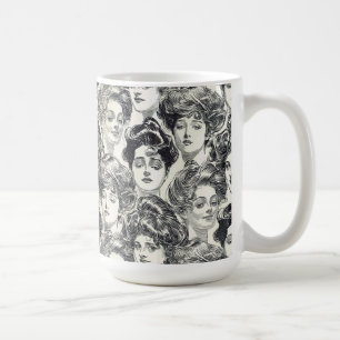 Gibson Girls von Charles Dana Gibson Circa 1902 Tasse