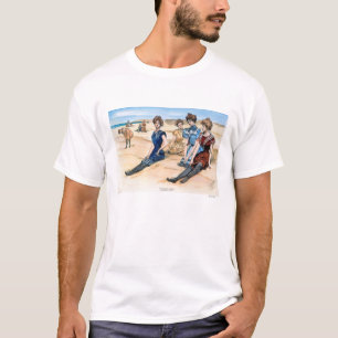 Gibson-Mädchen auf dem Strand, 1900 T-Shirt