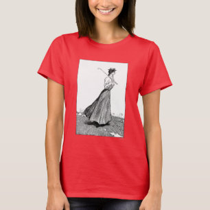 Gibson-Mädchen mit Golfclub, 1899 T-Shirt