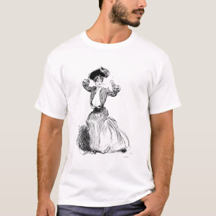 Gibson-Mädchen mit Hat, 1904 T-Shirt