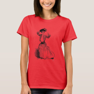 Gibson-Mädchen mit Hat, 1904 T-Shirt