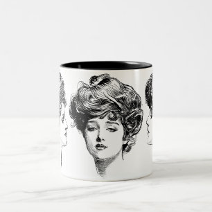 Gibson-Mädchen-Tasse Zweifarbige Tasse