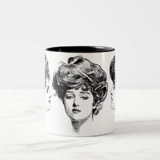 Gibson-Mädchen-Tasse Zweifarbige Tasse