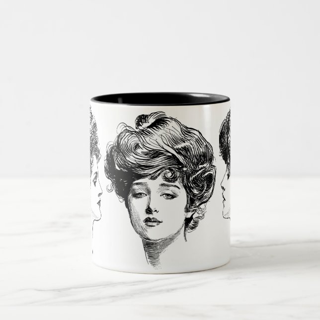 Gibson-Mädchen-Tasse Zweifarbige Tasse (Mittel)