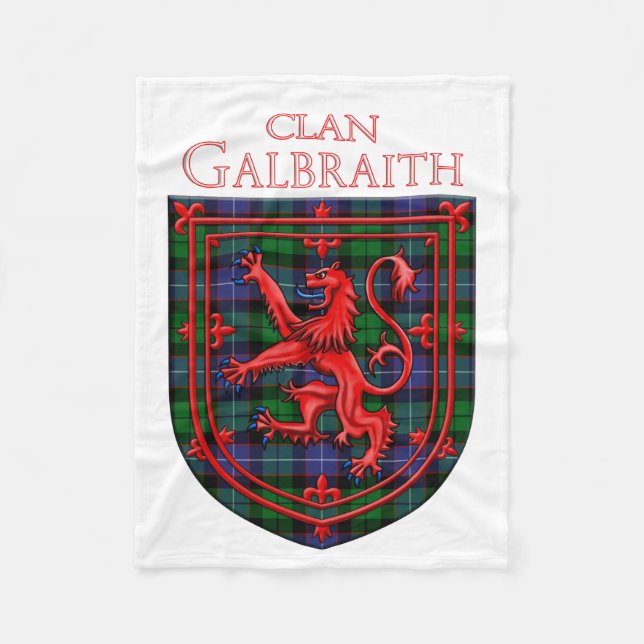 Gibson Tartan Scottish Kariert Lion Rampant Fleecedecke (Vorderseite)