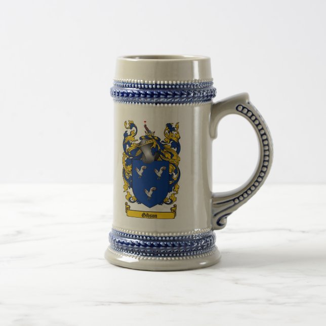 Gibson-Wappen Stein/Gibson-Wappen Stein Bierglas (Rechts)