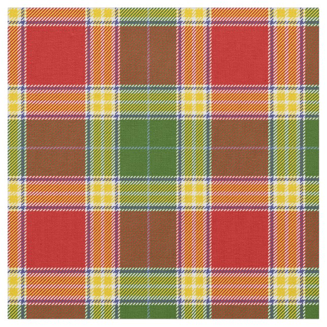 Gibsontartan-Druck Stoff (Nahaufnahme)