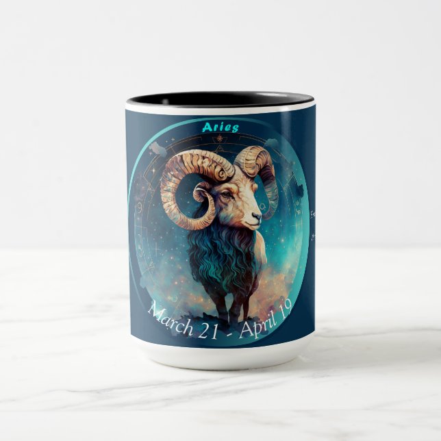 Gibt den Ram individuell anpassbar "März 21 - 19.  Tasse (Zentrum)