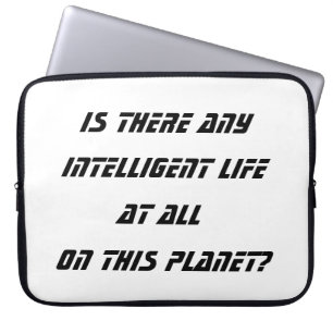 Gibt es eine intelligente Lebensweise? Laptopschutzhülle