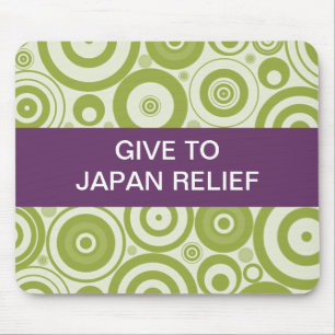 GIBT JAPAN RELIEF SEISMIC WAVES MOUSEPAD