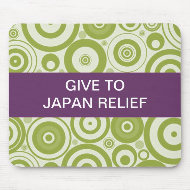 GIBT JAPAN RELIEF SEISMIC WAVES MOUSEPAD (Vorne)