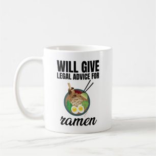 gibt Rechtsberatung für Ramen Kaffeetasse