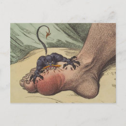 Gichtmonster Postkarte