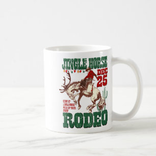 Giddy Up Jingle Pferd Santa Cowboy Western Weihnac Kaffeetasse