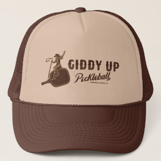 Giddy Up Pickleball - Cowgirl-Hut Truckerkappe