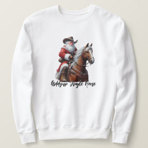Giddyup Jingle Horse Weihnachtsmann Weihnachten Sweatshirt