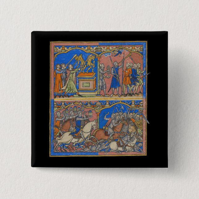 Gideon's Valiant Three Hundred The Crusader Bible Button (Vorderseite)