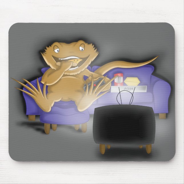 gieriges beardie mousepad (Vorne)