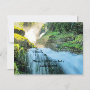 Giessbach Wasserfälle, Schweiz Postkarte