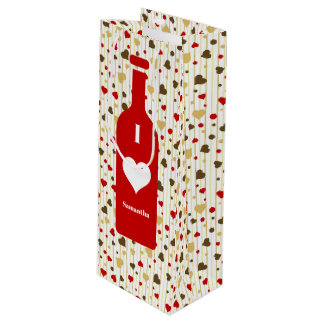 Gießen Sie Ihr Herz aus Wein-Geschenktasche Geschenktüte Für Weinflaschen