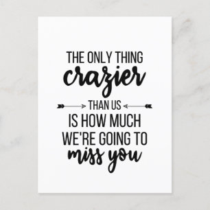 Gießen Sie weg, Boss Verlassend, Bestes Freund-Ges Postkarte