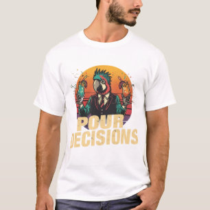 Gießentscheidungen Papagei Barkeeper Shirt