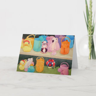 Gießkannen bei Forget ich nicht Bauernhof Karte