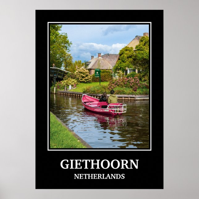 GIETHOORD THE NIEDLANDS REISEPOSTER POSTER (Vorne)