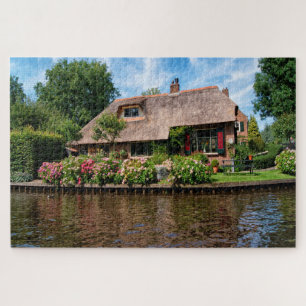 Giethoorn Farm House Holland. Jigsaw Puzzle