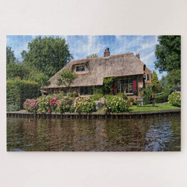 Giethoorn Farm House Holland. Jigsaw Puzzle (Horizontal)