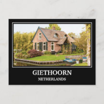 Giethoorn Niederlande Postcard