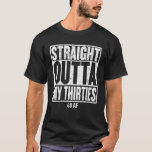 Gif 40 AF 40th Birthday Gif T-Shirt<br><div class="desc">Straight Outta My 30 AF Design ist ein tolles, lustiges 40. Geburtstagsgeschenk! Lass dem bzw. den jungen Männern, diese Straight Outta My 30 Geburtstagsgestaltung für die Feiern zu gestalten! Das Design ist Vintag, bedrückt und grunge. Entdecken Sie die passenden Straight Outta My 30 AF Designs für das gesamte Party! Straight...</div>