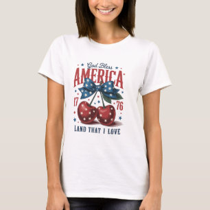 Gif Gott segne Amerika, das Land, das ich liebe T-Shirt