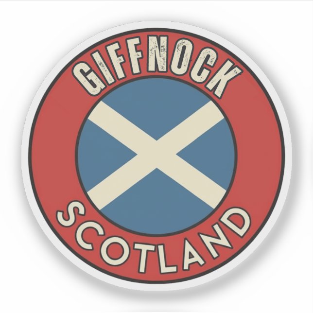 Giffnock, Schottland Aufkleber (Vorderseite)