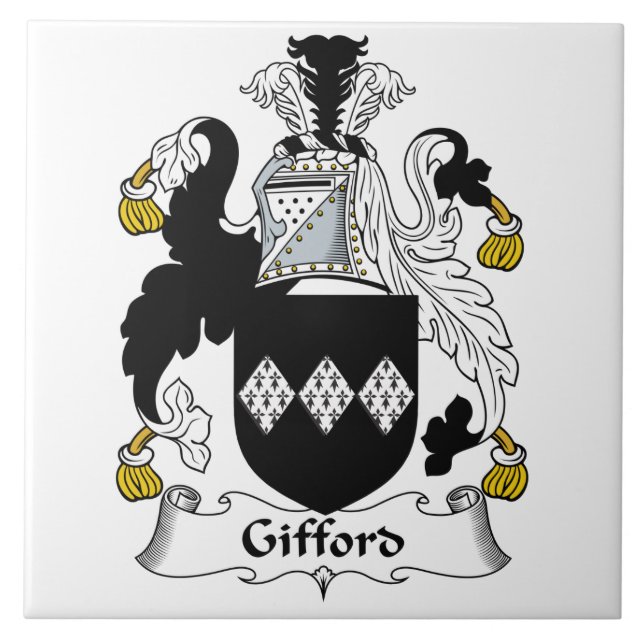 Gifford Familienwappen Fliese (Vorderseite)