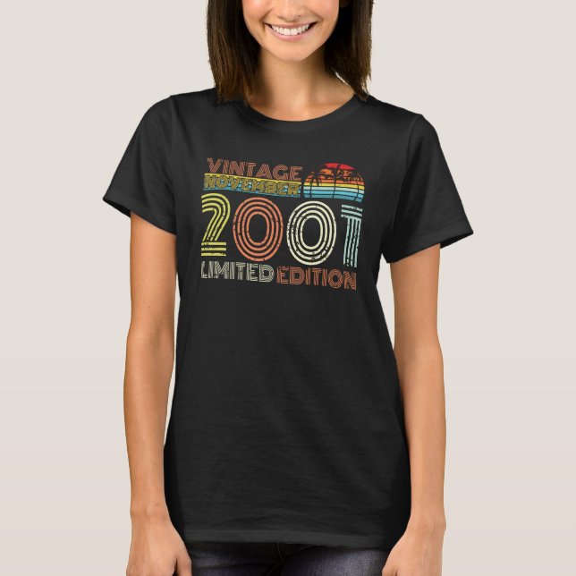 Gift 2001 October Palms Retro T-Shirt (Vorderseite)