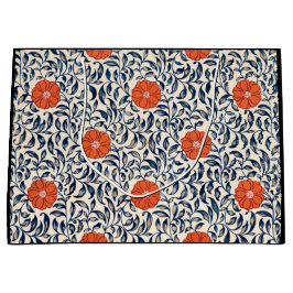 GIFT BAG CHINESISCHES FLORALPATTER GROßE GESCHENKTÜTE