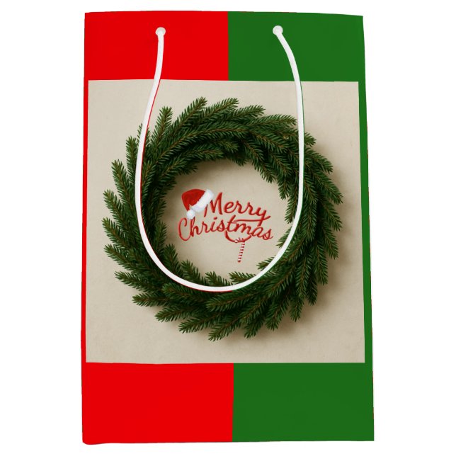 Gift Bag Christmas  Mittlere Geschenktüte (Vorderseite)