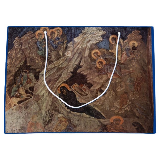 GIFT BAG CHRISTMAS NATIVITÄT GROßE GESCHENKTÜTE (Vorderseite)