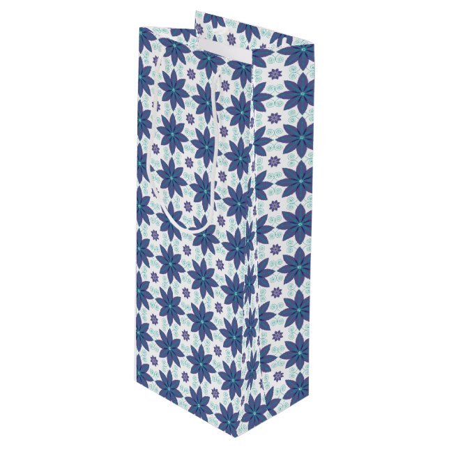 Gift Bag Geschenktüte Für Weinflaschen (Vorderseite Schrägansicht)