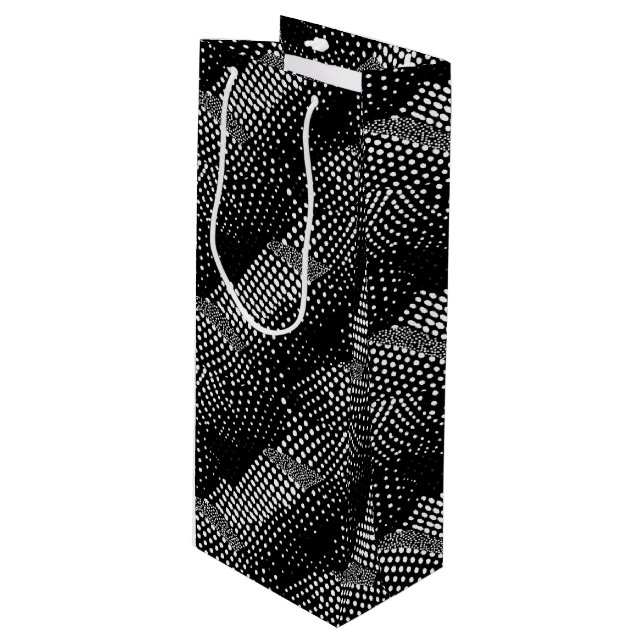 Gift Bag Geschenktüte Für Weinflaschen (Vorderseite Schrägansicht)