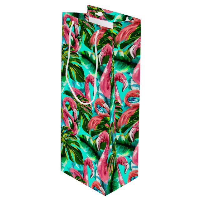 Gift Bag Geschenktüte Für Weinflaschen (Vorderseite Schrägansicht)