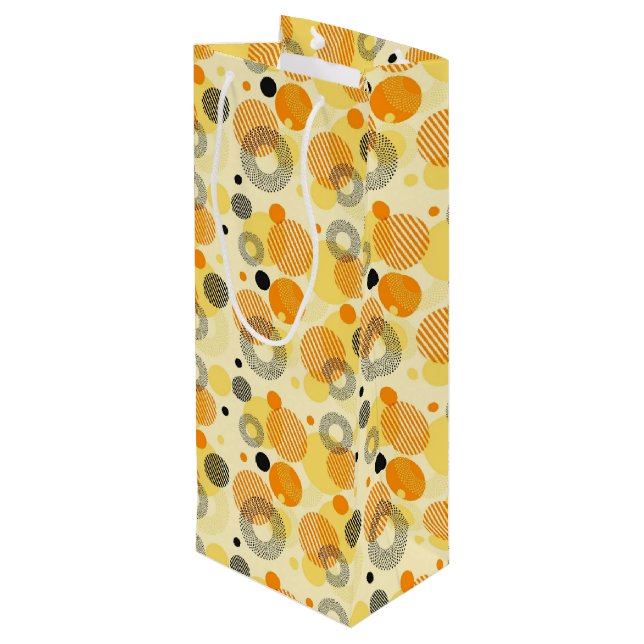 Gift Bag Geschenktüte Für Weinflaschen (Rückseite Schrägansicht)