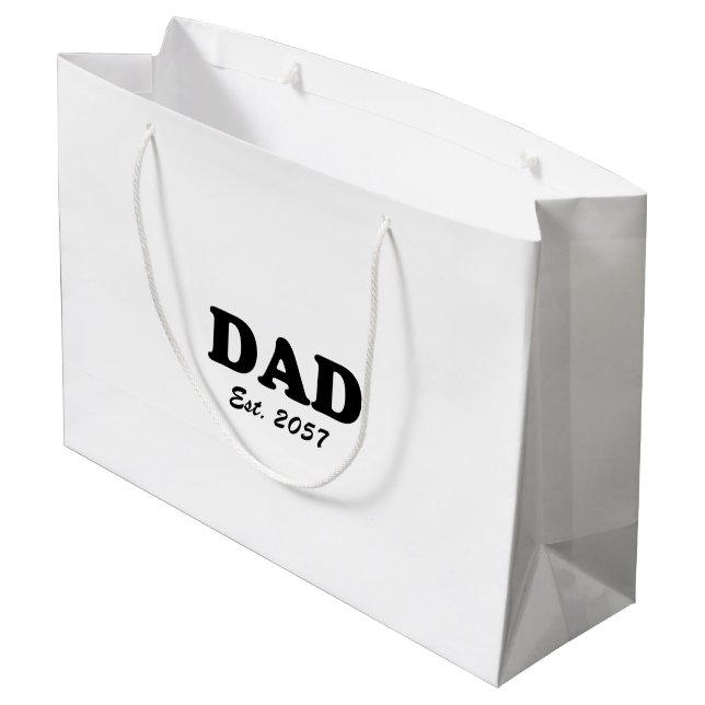 Gift Bag Große Geschenktüte (Rückseite Schrägansicht)