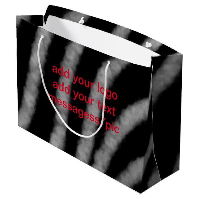 Gift Bag Große Geschenktüte (Rückseite Schrägansicht)