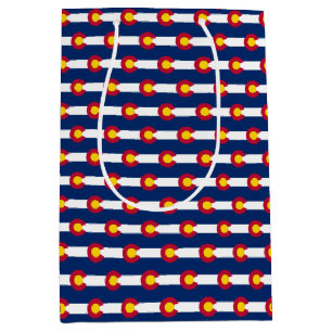 Gift Bag mit Colorado Fahne, USA Mittlere Geschenktüte